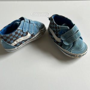 Vans inspired baby walker shoes